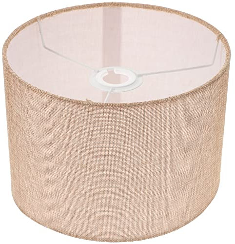 Beaupretty Lampenschirm Leinen Ersatzschirm E27 Stoffschirm Lampenschirm Für Tischlampe Stoff Nachtlicht Lampenabdeckung für Hängeleuchte Nachttisch Wandlampe Hängelampe Beige