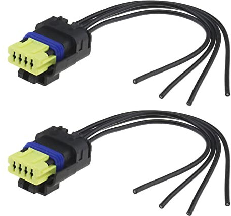 ECSiNG 2 piezas de cable de bomba de combustible de coche 8201348602 15 cm conector de sensor de tanque de bomba de combustible para automóviles