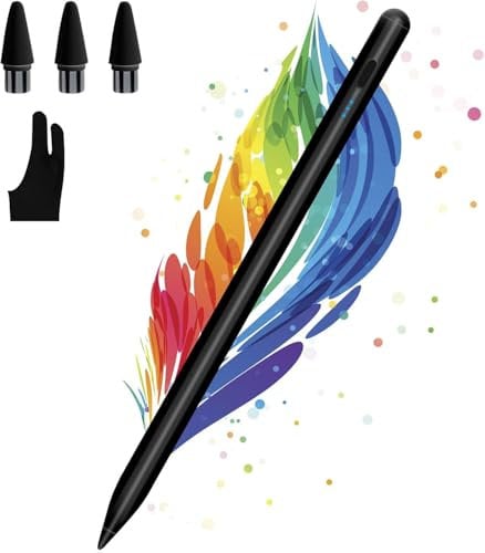 Taiyongkang Stylet pour Tablette Tactile Android - Compatible Avec Lenovo Samsung Xiaomi Acer LG Dell Chromebook - Haute Précision 1,5 mm - Adsorption Magnétique