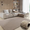 MY-RUG Teppich Shaggy Star Hochflor rechteckig beige 90 x 60 cm - Wohnzimmer Teppich, Kuschelteppich, Einfarbig