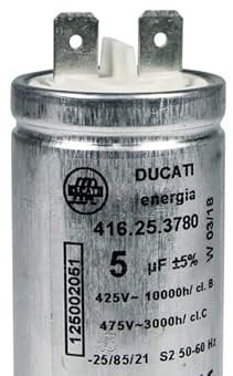 LUTH Premium Profi Parts Kondensator kompatibel mit Electrolux 125002051/6 5µf 425/475v für Motor Trockner