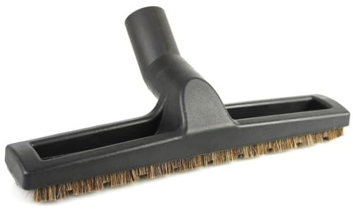 MM Trading Premium vacuum cleaner hard floor nozzle suitable for JVW, Karcher, Kenmore | with gentle horsehair brushes and swivel joint | Diameter: 35mm | Accessories