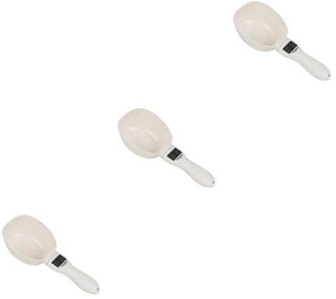 Milisten 3pcs Digital Food Scoop Dog Food Measuring Cup Pet Food Scale Cat Food Scale Kitchen Baking Scale Electronic Scale Pet Food Spoon Electronic Measuring Cup White The Cat Tableware