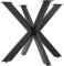 SOTECH Tischgestell Spider/Schwerlast Tisch-Beine aus Stahl in Schwarz/Tisch-Füße, Höhe: 710 x Breite: 850 x Länge: 850 mm/Einfache Montage/Tisch-Kufen für DIY-Projekte Esstische