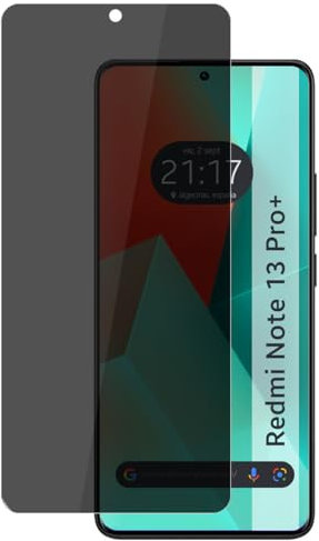 Tumundosmartphone Protector Pantalla Hidrogel Privacidad Antiespías para Xiaomi Redmi Note 13 Pro+ Plus 5G