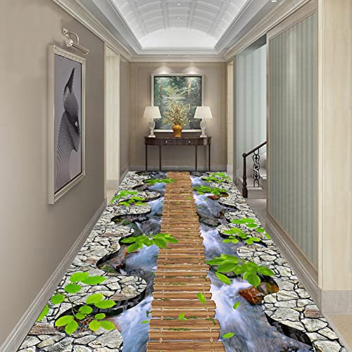 Läufer Teppich Flur rutschfest 3D Muster Flur Rate Runner Teppich für Korridor Sehr lange Teppichläufer für Gang Eingang Passage Area Teppiche 1m 1,5m 2m 2,5m 3m 3,5m 4m 4m 4,5m 5m 5,5m 6m 6m ( Size :