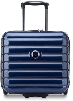 DELSEY Paris - Shadow 5.0 - Hartschalen-Kabinenkoffer 37 cm x 37 cm x 24 cm - 28 L - XS - Deep Navy