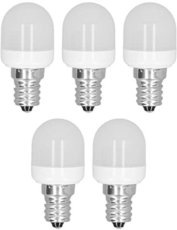 Paquete de 6 Bombillas LED para Ventilador de Techo de 1,5 W, Repuesto de Bombilla Halógena de 15 W, Base E12, Suave 2700 K para Sala de Estar, Material de PC (Luz)