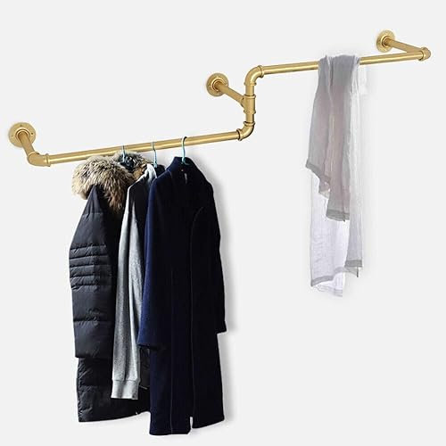 Kleiderstange für die Wand, Industrie, Kleiderstange, Kleiderstange, zum Aufhängen von Kleidung, Spind-Aufhängung, geeignet für Schrank, Flur, Schlafzimmer