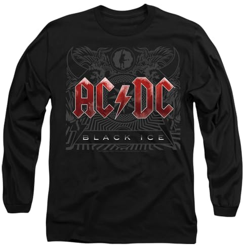 AC/DC ACDC Black Ice Mens Long Sleeve T Shirt