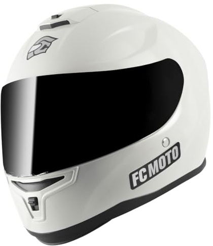FC-Moto FF114B Helm, weiß, L