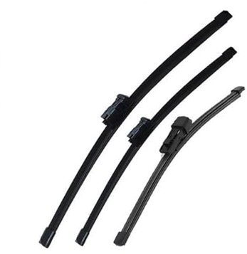 WETCL Auto Scheibenwischer für Yeti 2009 2010 2011 2012 2013 2014 2015 2016, Wischerblätter-Set für Vorne und Hinten Dauerhaft Wischerblatt Auto Zubehör