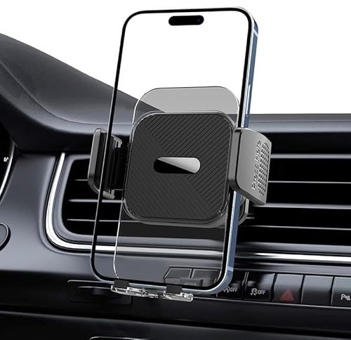 DALUJIE Porta Cellulare Auto per Jeep Renegade 2016 2017 2018 2019, Supporto Telefono Auto per Presa d'Aria Dell'Auto Porta Telefono Rotazione 360° Supporto Telefono Auto,Transparent Gray