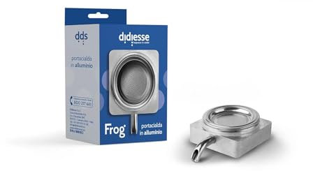 Didiesse Portacialda Originale in Alluminio Frog per Macchine da caffè. Completo di beccuccio.
