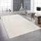 Teppich-Traum Teppich Wohnzimmer Gästezimmerteppich Arbeitszimmerteppich angenehm weicher Mittlerer Flor 3D-Effekt Wellenmuster in Creme, 120 x 170 cm