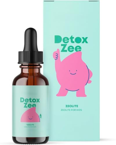 Gocce di zeolite per bambini – Minerale clinoptilolite | Delicato supporto quotidiano per il benessere dei bambini, gusto lampone