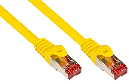 Good Connections Patchkabel, Cat. 6, S/FTP, PiMF, PVC, 250MHz, gelb, 7,5m