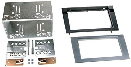 Carmedio 2-DIN Radioblende Audi A4, Seat Exeo, anthrazit