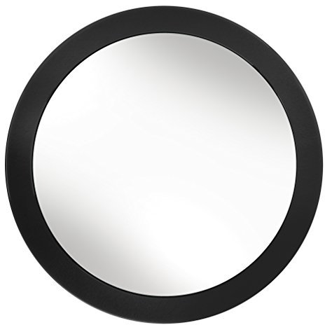 Kleine Wolke Styropor-/Glas Kosmetikspiegel, Black-Parent Modern schwarz, 40x30x10 cm, 4004478246560