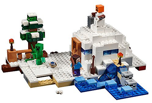 LEGO Minecraft 21120 the Snow Hideout Building Kit Set Your Imagination Free New