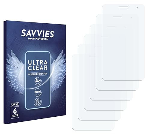 savvies Protector Pantalla para Huawei MediaPad T1 7.0 (6 Unidades) Película Ultra Transparente