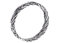 Windalf Kelten Ring SKÅRA h: 0.4 cm Flecht-Muster Handgearbeitet 925 Sterlingsilber (Silber, 60 (19.1))