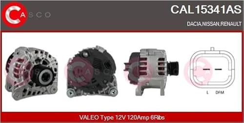 CASCO CAL15341AS Lichtmaschine Renault