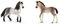 Schleich 13821 - Andalusier Hengst & 13822 - Andalusier Fohlen