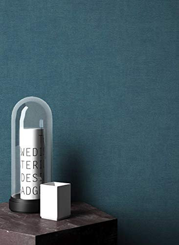 NEWROOM Tapete grafisch grün Unifarbe Struktur Uni Vliestapete Vlies Einfarbig Unifarben inkl. Tapezier Ratgeber ǀ Grafik