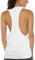 icyzone Sport Tank Top Damen Locker - Yoga Fitness Shirt atmungsaktive Sport Tops (S, White)