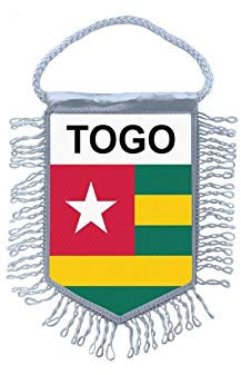 Akachafactory Wimpel mini Flagge Fahne flaggen miniflagge Togo