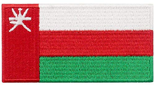 Oman Flagge National Bestickter Aufnäher zum Aufbügeln/Annähen