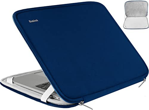 Housse de protection à rabat pour ordinateur portable de 15,6, résistante aux chocs, compatible avec HP, ASUS, Lenovo, Acer, Notebook, ordinateur, Ultrabook, Chromebook, Bleu
