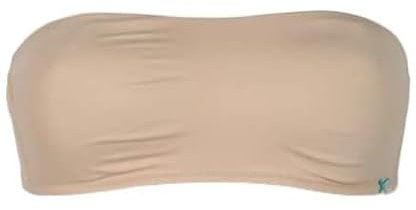 Infiore Reggiseno Fascia Sfoderata in Microfibra Elasticizzata Coppe Estraibili Senza Ferretto Art. 2011 (B, Nudo, 3)