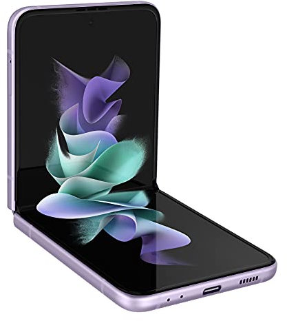 Samsung Galaxy Z Flip3 5G Lavender 6.7 256GB 5G Unlocked & SIM Free Smartphone (Renewed)