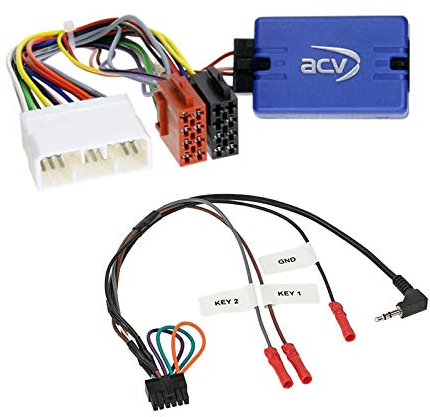 Lenkradfernbedienung Adapter Interface LFB Multi-Anschluss passend für Chevrolet Spark bis 2012 weißer Stecker kompatibel mit verschiedenen Autoradios