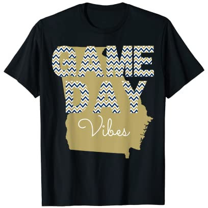 Georgia Technology Fußball Game Day Vibes Heckklappe T-Shirt