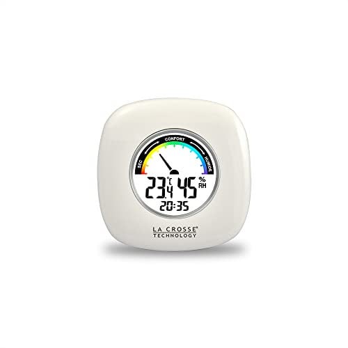 La Crosse Technology - WT139 Petit Thermo/Hygro avec indicateur de confort - Blanc