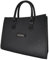 Armat Bags Handarbeit Damen Handtasche Mittelgross Elegant Handtaschen Karierte Tasche Leder Schultertasche Frauen Umhängetasche Modern Henkeltasche (Schwarz Kroko)