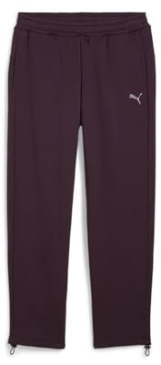 PUMA Damen Motion Pants FL Gestrickte Hosen, Midnight Plum, L EU