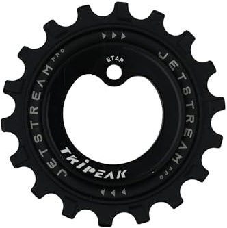 12/1TRiPEAK 12/18T übergroßes Keramiklager Stützrad-Set für Shimano, SRAM E-TAP, 11-Gang-Schaltwerk, langer Käfig-Schaltwerk, Farbe: Schwarz