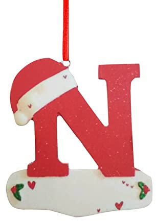 Weihnachtsbaum Deko Acryl Anhänger 1Pc A-Z 26 Alphabets Kleine Anhänger Weihnachten Weihnachtsbaum Deko Christbaumschmuck Mini Weihnachtsbaumschmuck