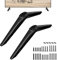 Varghesyla TV Legs Replacement for Toshiba TV Stand Base, Compatible with 32 & 43 & 50 TVs, Upgraded Version, Premium ABS Material, 4MM Anti-slip Pad, Tabletop Mount, Complete Installation Kit