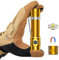 Wurkkos WK03 LED Taschenlampe Aufladbar,1200 Lumen Extrem Hell Taschen lampe, kleine Taschenlampe mit 6 modi und 519A LED, IP68 Wasserdicht Taktische Handlampe für Camping, Outdoor, Notfall(Golden)