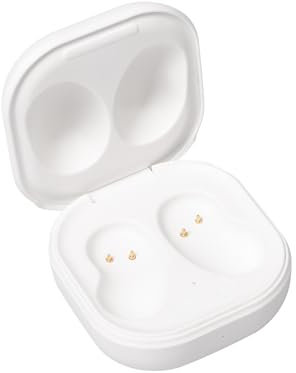 Pumwoy Custodia di Ricarica per Samsung Galaxy Buds Live SM-R180, Sostituzione della Custodia di Ricarica, Custodia di Ricarica di Ricambio (Auricolari non Inclusi, Bianco), DZ00002-02