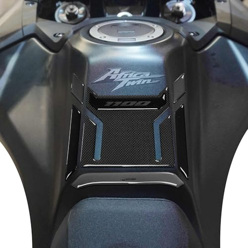LABELBIKE 3D Aufkleber Motorrad Tankpad kompatibel mit Honda | Afrika-ZWILLING 2024, Harzschutz, Kratzfestigkeit, Dekoration