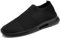 Oltyutc Zapatillas Mujer Casual Sin Cordones Antideslizantes Zapatillas Entrenamiento Zapatos Ligeras Deportivas Negro EU 38