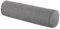 Easnea Rundhalskissen, Leinen, Nackenrolle, langes Lendenkissen, Armstützkissen, Nackenschmerzlinderung, Zylinder-Kissen mit abnehmbarem Bezug für Schlafen/Stuhl/Auto/Sofa, Grau, 15 x 60 cm