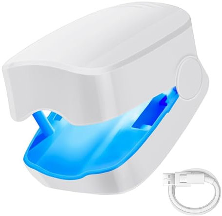 Sarini Nagel Licht Therapie Lampe UV Entkeimungslampe für Zehennagel Pilz Behandlung Hand Zehennagel Infektionen Onychomykose Home-Treat