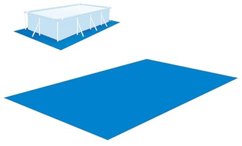 3x5 M Tappetini Per Piscina Fuori Terra, Tappetini Per Fondo Piscina, Panno Di Terra Per Piscina Rettangolare Pieghevole Impermeabile, Protezione Del Pavimento Della Piscina Piscina Fuori Terra